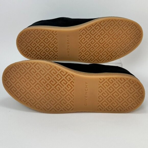 Givenchy Town Low Men Nubuck and Leather Sneakers Black Tan Size 40 - Picture 10 of 11